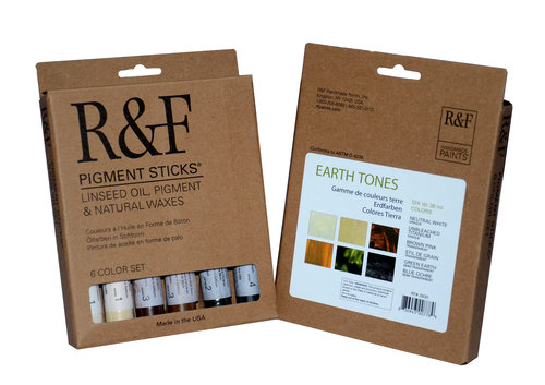 R&F Pigment Stick - Earth Tones 6 Colour Set R&F Pigment Stick - Earth Tones 6 Colour Set